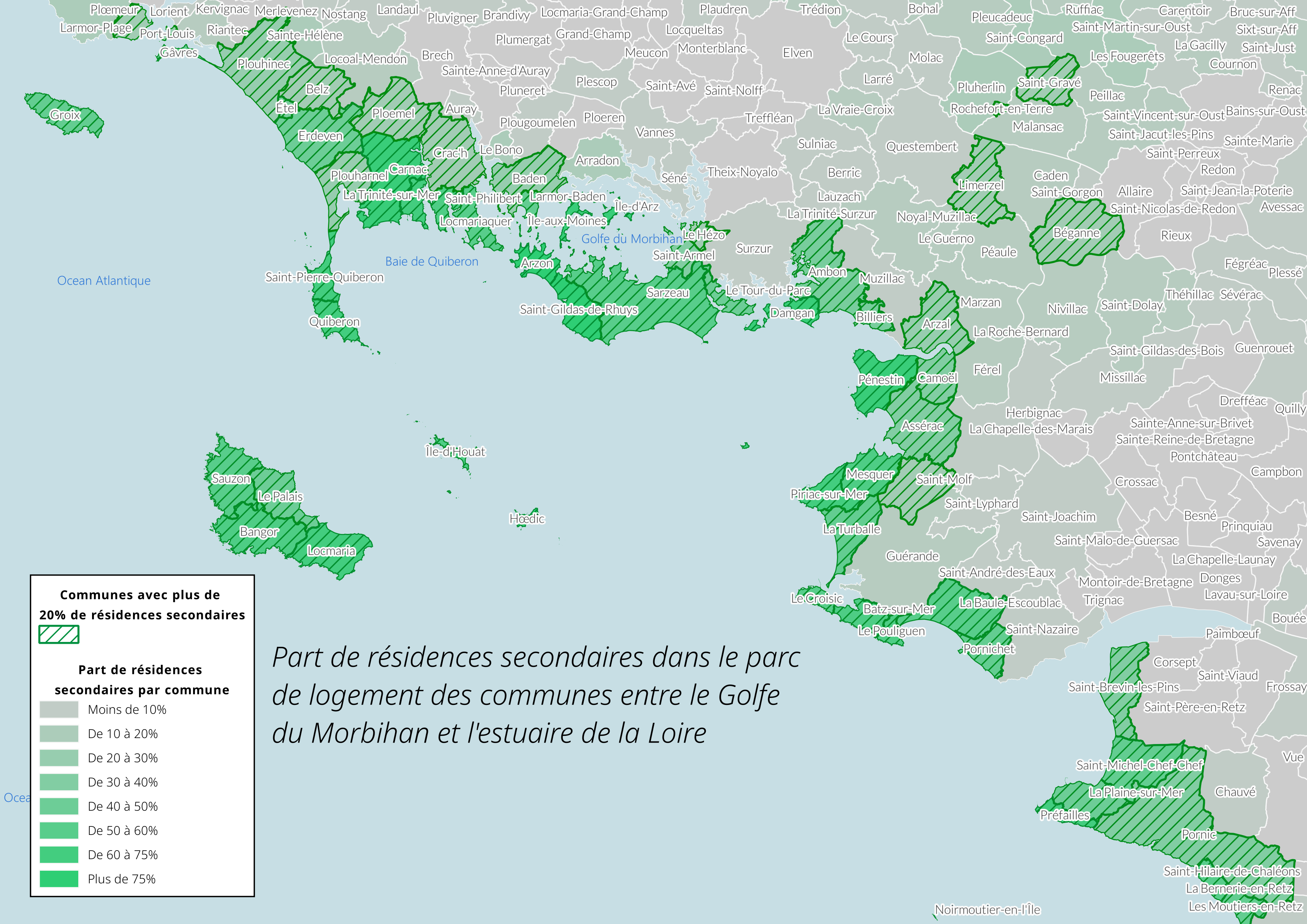 urbanisme PLU logement secondaire golfe morbihan